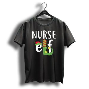 Nurse Elf Christmas Holiday Festive Humor T-Shirt