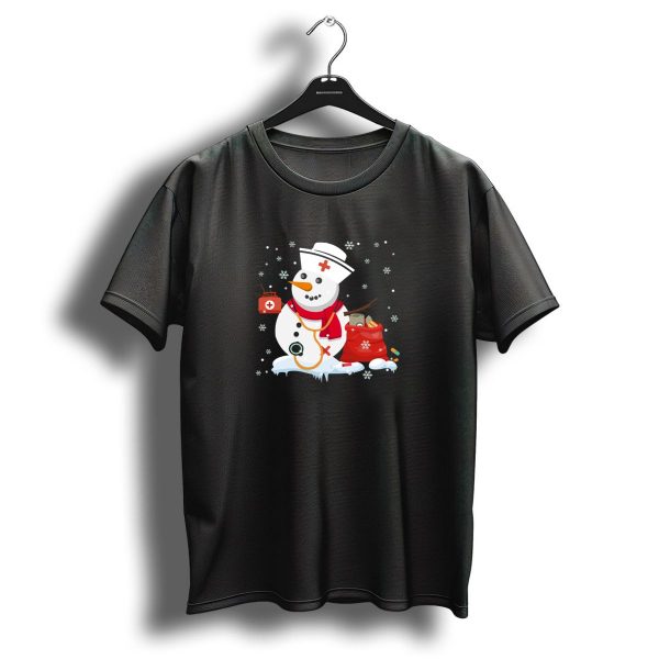 Nurse Snowman Christmas Fun With Medical Kit And Holiday Cheer T Shirt 1 t shirt 1