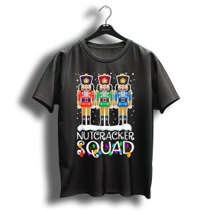 Nutcracker Squad Holiday Ballet Dance Christmas Lights T Shirt