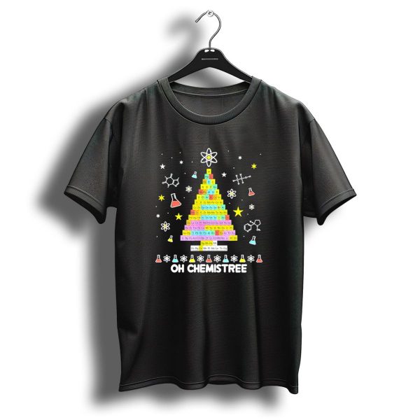 Oh Chemistree Christmas Tree Periodic Table Science Festive Chemistry Elements T Shirt 1 t shirt 1