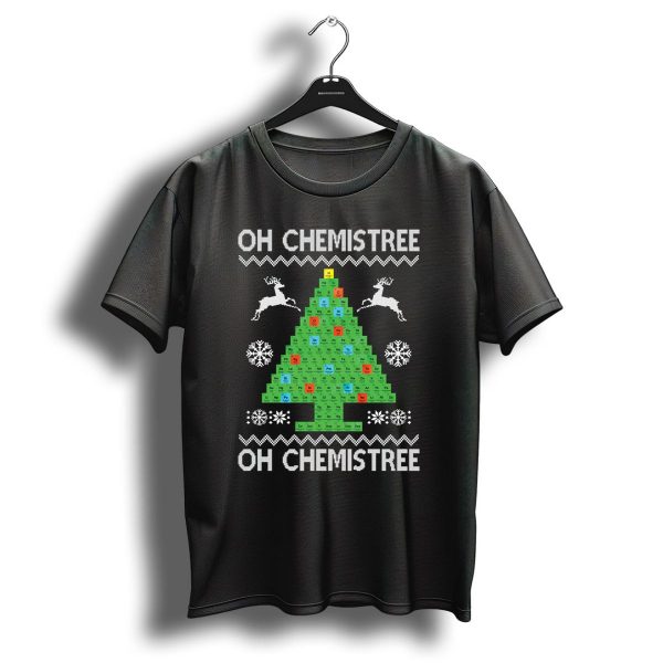 Oh Chemistree Periodic Christmas Tree Reindeer Snowflakes T Shirt 1 t shirt 1