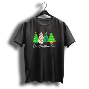 Oh Christmas Tree Festive Evergreen Cookie Display T Shirt