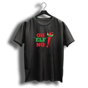 Oh Elf No Christmas Hat Exclamation T-Shirt