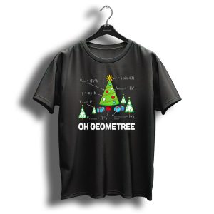 Oh Geometree Math Formula Christmas Tree T-Shirt