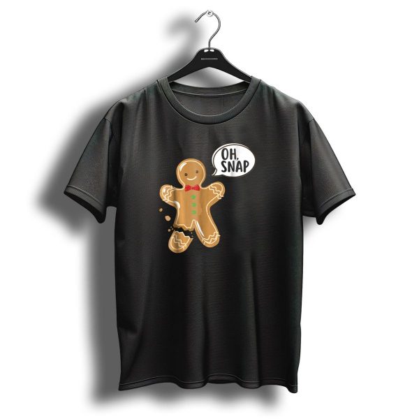 Oh Snap Gingerbread Cookie Man Broken Leg Christmas Humor T Shirt 1 t shirt 1