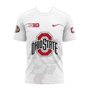 Ohio State Buckeyes 2024 Brutus Buckeye Game Day All-Over Print T Shirt