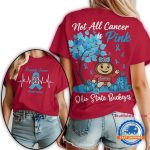 Ohio State Buckeyes 2025 Ncaa Prostate Cancer Awareness All-Over Print T Shirt