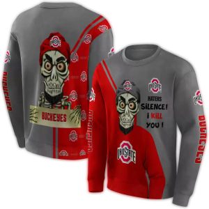 Ohio State Buckeyes Achmed Skull All-over Print Sweatshirt