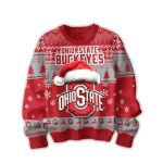 Ohio State Buckeyes Always A Buckeyes Christmas Ugly Sweater