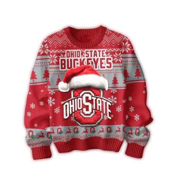 Ohio-State-Buckeyes-Always-A-Buckeyes-Christmas-Ugly-Sweater-1 Ohio State Buckeyes Always A Buckeyes Christmas Ugly Sweater 1