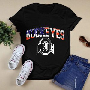 Ohio State Buckeyes American Flag Buckeyes Ohio State T Shirt