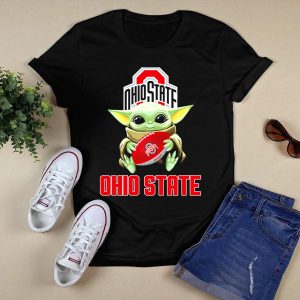 Ohio State Buckeyes Baby Yoda Football Fan T Shirt