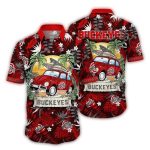 Ohio State Buckeyes Camping Summer Vacation Hawaiian Shirt