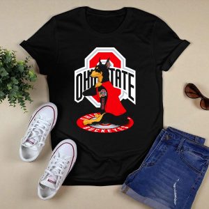 Ohio State Buckeyes Doberman T Shirt