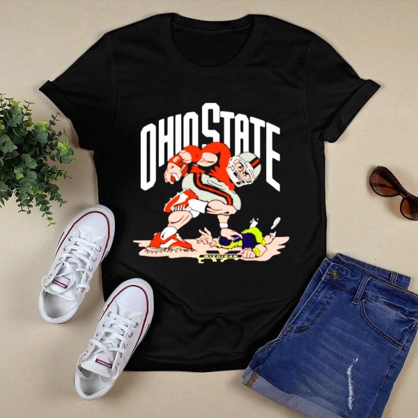 Ohio State Buckeyes Dominating Michigan Football Rivalry T Shirt Black 1