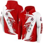 Ohio State Buckeyes Dynamic Slash All-Over Print Hoodie