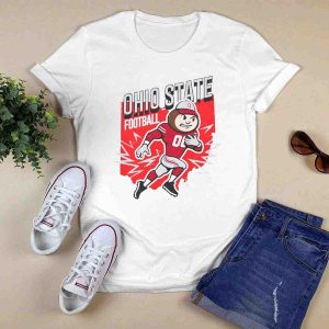 Ohio State Buckeyes Football Brutus Mascot T Shirt