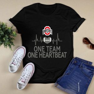 Ohio State Buckeyes Football Heartbeat Team Spirit T Shirt