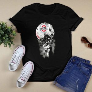 Ohio State Buckeyes Football Helmet And Arm T Shirt