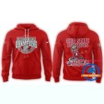 Ohio State Buckeyes Football 2025 Rose Bowl Champions Red All-Over Print Hoodie