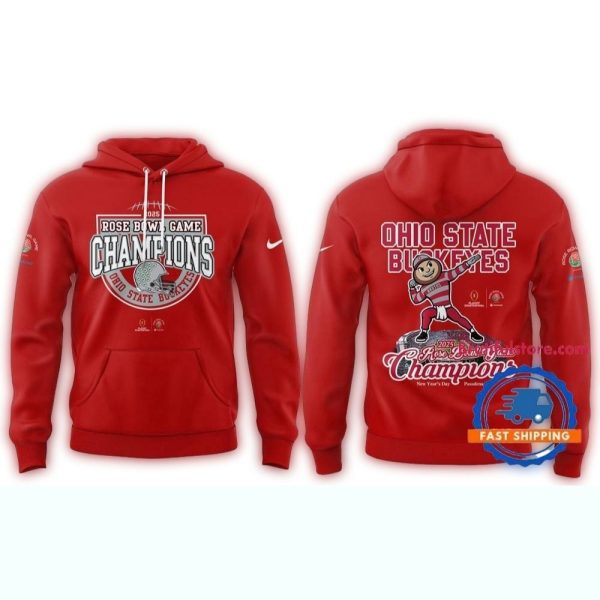 Ohio-State-Buckeyes-Football-Limited-2025-Rose-Bowl-Champions-Red-Hoodie-1 Ohio State Buckeyes Football Limited 2025 Rose Bowl Champions Red Hoodie 1