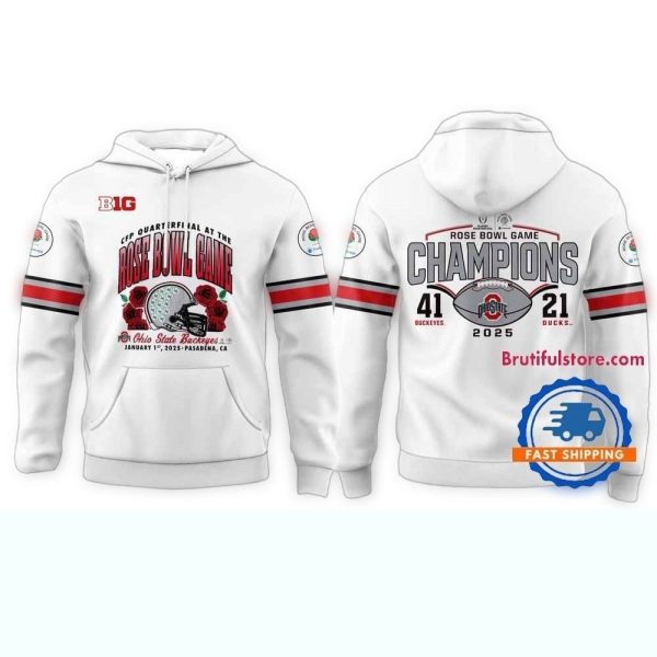 Ohio-State-Buckeyes-Football-Limited-2025-Rose-Bowl-Champions-White-Hoodie-1 Ohio State Buckeyes Football Limited 2025 Rose Bowl Champions White Hoodie 1