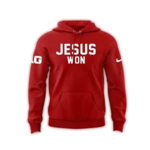 Ohio State Buckeyes Football Team Victory Belongs To Faith Jesus Won All-Over Print Hoodie