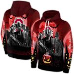 Ohio State Buckeyes Friends Horror Halloween Vibes All-Over Print Hoodie