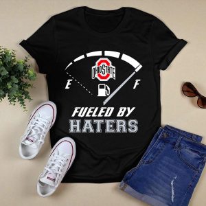 Ohio State Buckeyes Fueled By Haters Fuel Gauge T Shirt