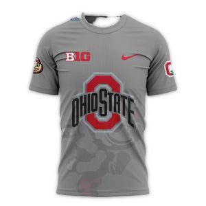 Ohio State Buckeyes Game Day 2024 Brutus Buckeye All-Over Print T Shirt