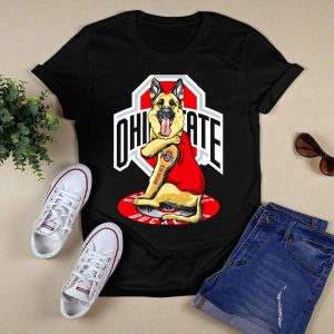 Ohio State Buckeyes German Shepherd T Shirt