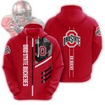 Ohio State Buckeyes Go Bucks All-Over Print Hoodie