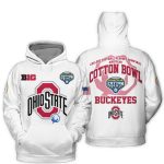 Ohio State Buckeyes Good Year Cotton Bowl 2025 Be Ready All-Over Print Hoodie