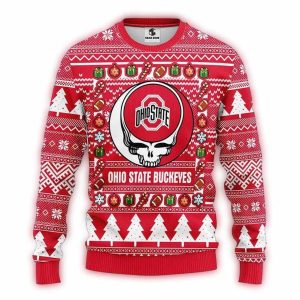 Ohio State Buckeyes Grateful Dead Ugly Sweater