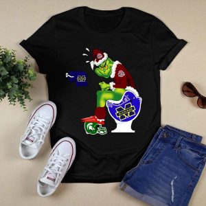 Ohio State Buckeyes Grinch Toilet Michigan Wolverines Christmas Shirt