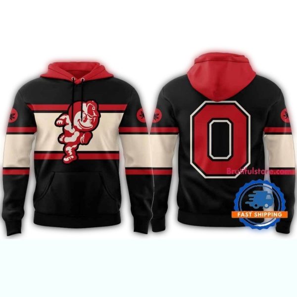 Ohio State Buckeyes Hockey NCAA Limited Frozen Confines 2025 Hoodie 1