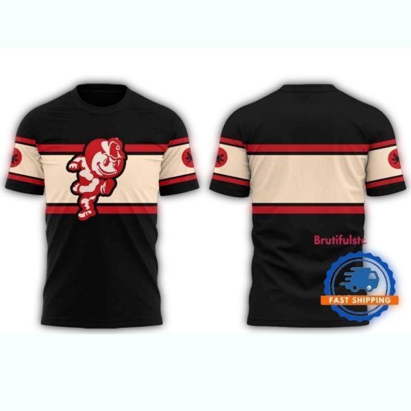 Ohio State Buckeyes Hockey NCAA Limited Frozen Confines 2025 T Shirt 1