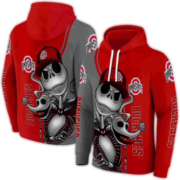 Ohio-State-Buckeyes-Jack-Skellington-and-Zero-AOP-Hoodie-1 Ohio State Buckeyes Jack Skellington and Zero AOP Hoodie 1