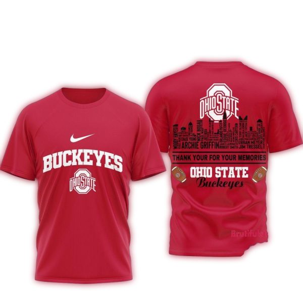 Ohio State Buckeyes Legends of the Game Limited Edition T Shirt 1