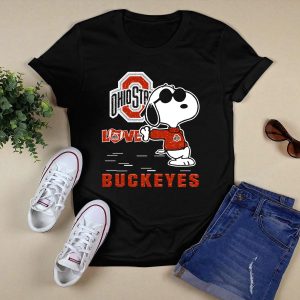 Ohio State Buckeyes Love Snoopy Sports T Shirt
