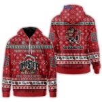 Ohio State Buckeyes Merry Christmas To All And To Buckeyes A Good Season All-Over Print Hoodie