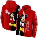 Ohio State Buckeyes Mickey Mouse All-Over Print Hoodie