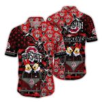 Ohio State Buckeyes Mickey Mouse And Minnie Mouse Hawaiian Shirt