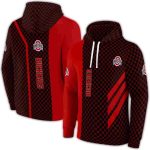 Ohio State Buckeyes Monogram Pattern All-Over Print Hoodie