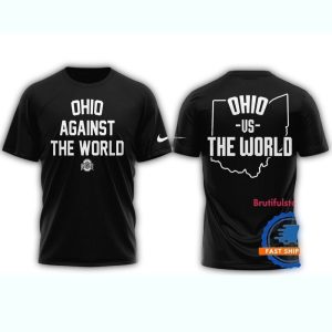 Ohio State Buckeyes Ncaa Against The World All-Over Print T Shirt