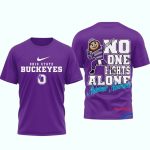 Ohio State Buckeyes Ncaa Alzheimer Awareness November All-Over Print T Shirt