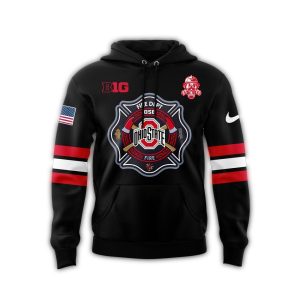 Ohio State Buckeyes Night Of 2024 Firefighter Appreciation Celebrate All-Over Print Hoodie