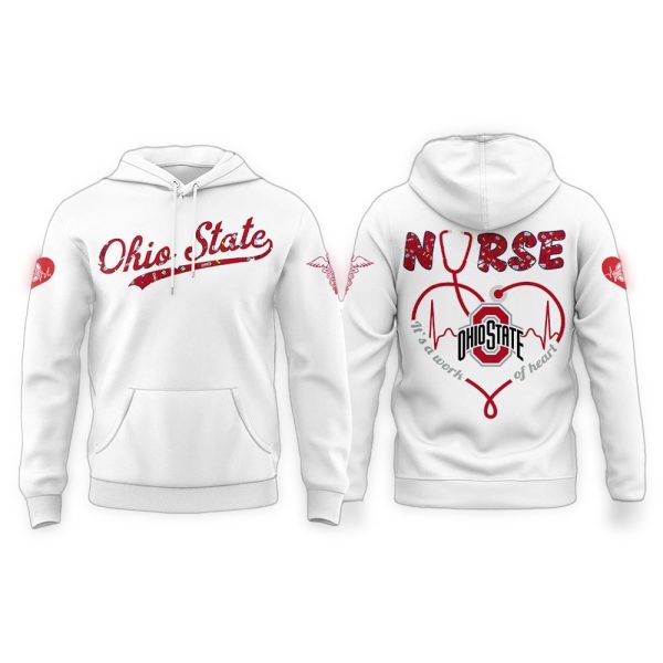 Ohio State Buckeyes Nurses Night AOP Hoodie 1