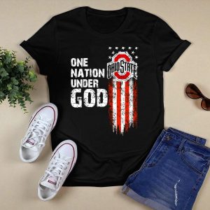 Ohio State Buckeyes One Nation Under God T Shirt