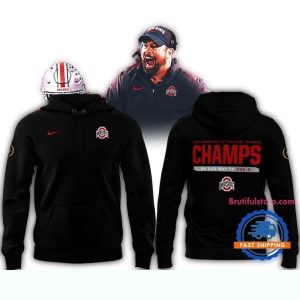 Ohio State Buckeyes Playoff 2025 Cotton Bowl Champions All-Over Print Hoodie